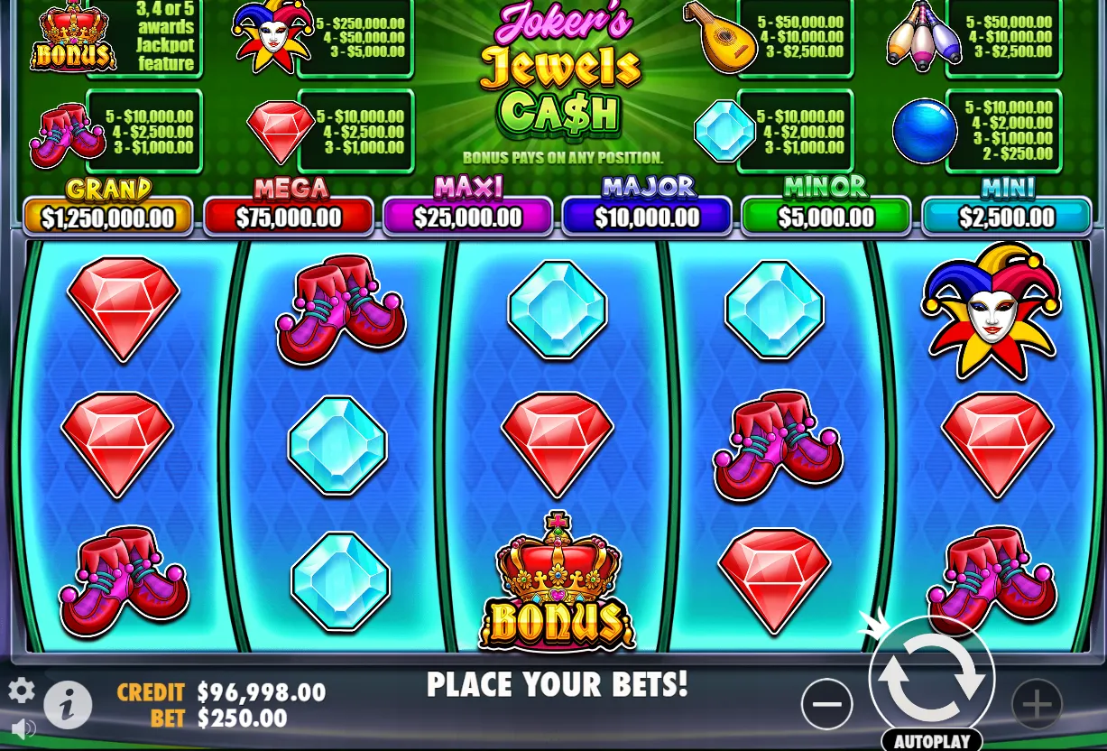 Jokers Cash demo